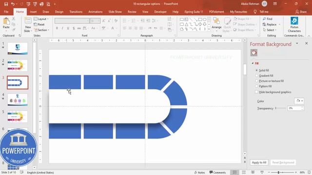 Create 10 Options Infographic Slide in PowerPoint. Tutorial No.: 957 смотреть онлайн
