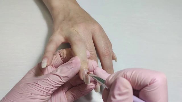 Рисованный френч? Коррекция нарощенных ногтей смотреть онлайн