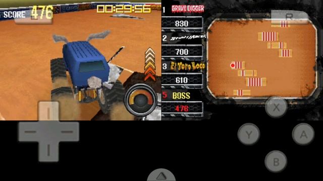 NDS Gameplay on Android - Monster Jam: Path of Destruction [DraStic Emulator] смотреть онлайн