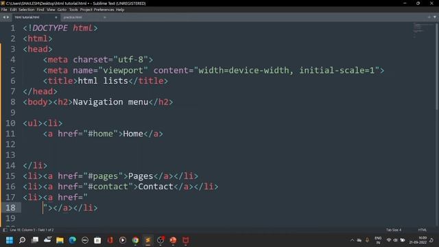 html lists || unordered list || ordered list || how to create lists || html class # 16 смотреть онлайн