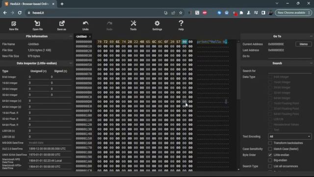 making hello world with python USING HEXADECIMAL BYTES #coding #programming #hex #hexadecimal смотреть онлайн