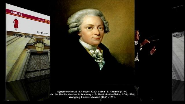 W.A Mozart - Symphony No.29 in A major, K.201 (dir. Neville Marrinerr, 1978) смотреть онлайн