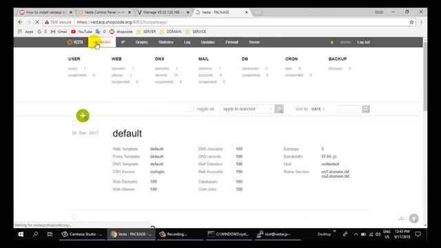 How to install VestaCP control panel on CentOS 7 and Install wordpress on Vultr смотреть онлайн