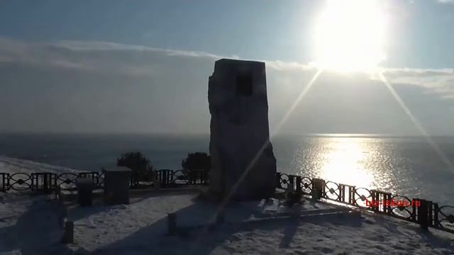 Листвянка, набережная зимой. Отдых на Байкале зимой. смотреть онлайн