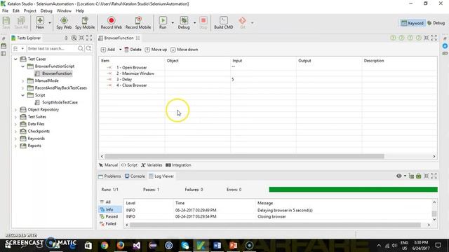 3. Katalon Studio || Part - 3 || Browser Function. смотреть онлайн