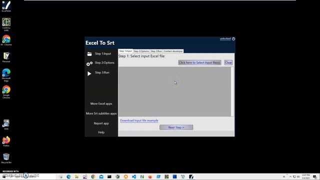 Converting Excel  Xlsx To Srt Guide