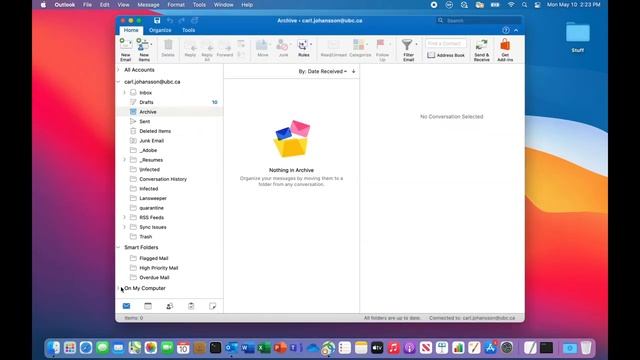 Mac: Archiving Outlook 2019 Emails to the Local Disk смотреть онлайн