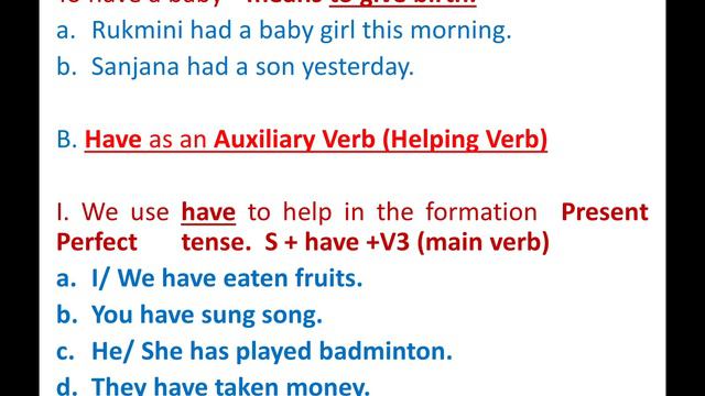 How to Use of HAVE, HAS and HAD Correctly смотреть онлайн