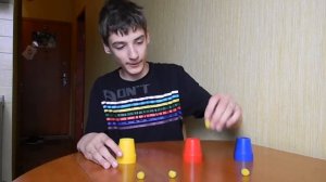 Секрет фокуса "Шарик призрак"(с напёрстками)