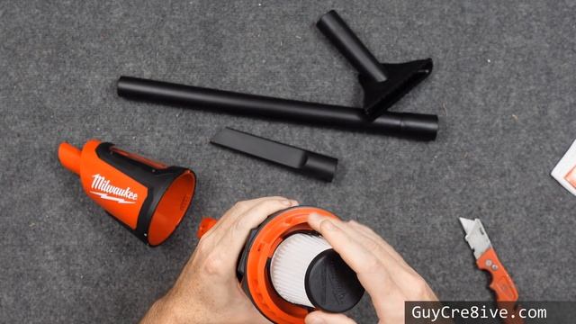 Milwaukee 0850-20 M12 12-Volt Compact Vacuum Cordless Tool Only Unboxing and Review, Reusable Filte смотреть онлайн