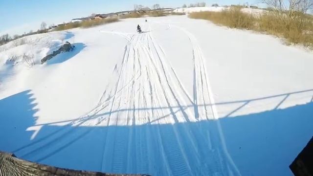 Проводы зимы. Покатушки на снегоходах) смотреть онлайн
