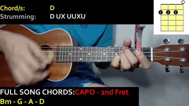 Ali Gatie - IF I FALL IN LOVE Ukulele Cover (with CHORDS and STRUMMING PATTERNS) смотреть онлайн