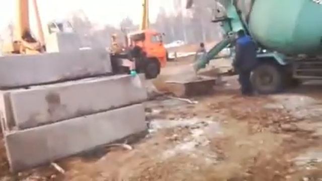 Бетон СК в работе.