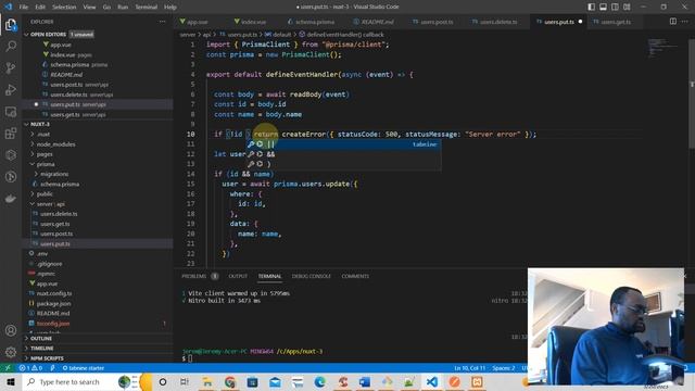 Nuxt 3 Prisma Tutorial: Part 6 - How to Update a User смотреть онлайн