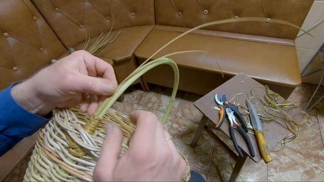 ОЧЕНЬ КРЕПКАЯ РУЧКА ДЛЯ КОРЗИНЫ лозоплетение