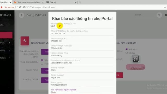 Cài đặt Portal vCloudstack mô hình None HA 1 Node - VNG CLOUD. смотреть онлайн