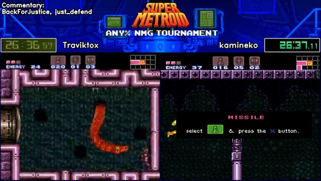 Super Metroid Tournament - Traviktox vs kamineko смотреть онлайн