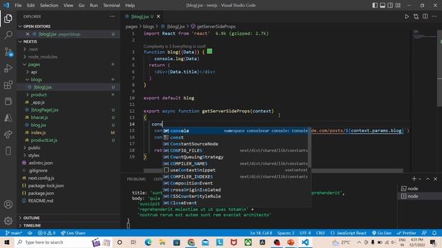NEXT.JS TUTORIAL #23 GETSERVERSIDE PROPS CONTEXT #nextjs #nextjs13 #nextjstutorial смотреть онлайн