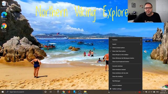 How to Hide the Clock in Windows 10 Taskbar System Tray смотреть онлайн