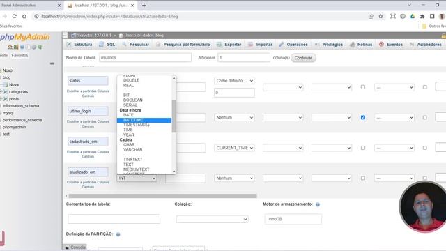 Curso de PHP 8 Aula 104 Criando Tabela de Usuários смотреть онлайн