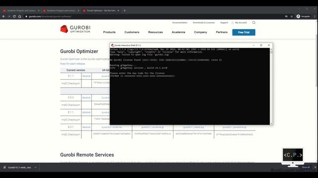 Installation of Gurobi and Gurobipy - Optimization in Python with Gurobi (Part 1) смотреть онлайн