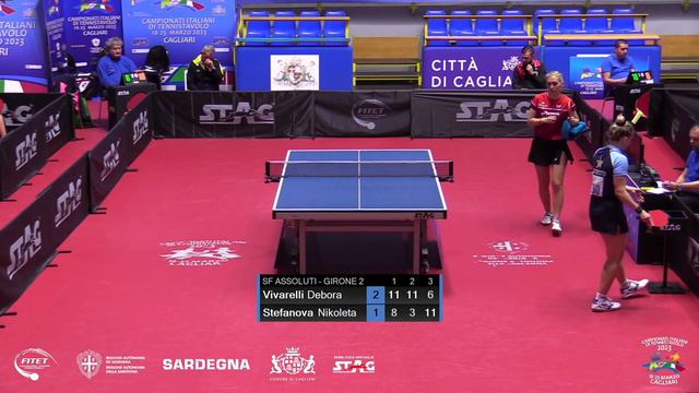Vivarelli-Stefanova - Italiani Assoluti 2023 - Gironi F смотреть онлайн