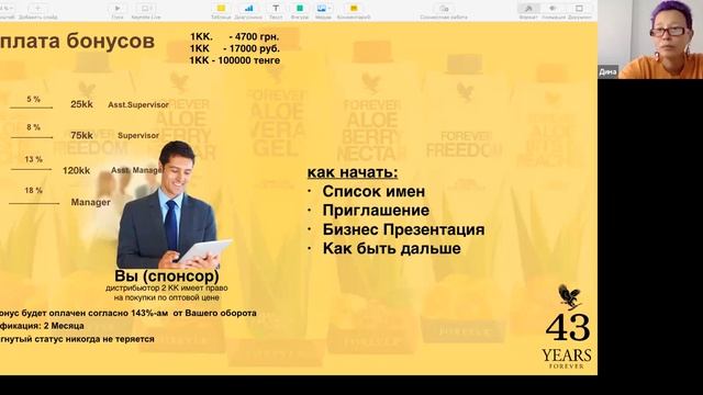 Обзор бизнес возможностей Форевер смотреть онлайн