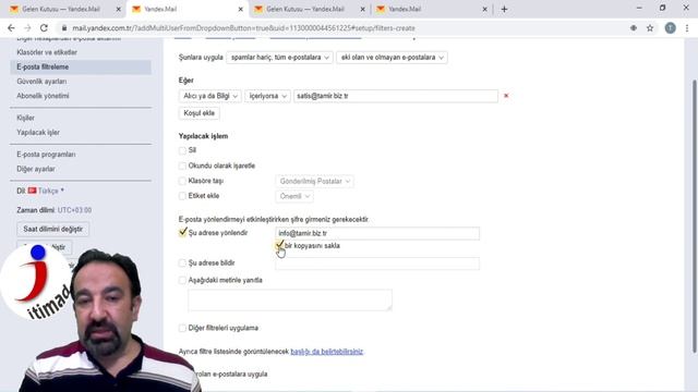 YANDEX MAIL YÖNLENDİRME, FORWARD, YEDEKLEME смотреть онлайн