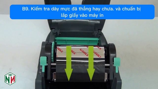 Hướng dẫn lắp giấy mực máy in mã vạch Godex G500/G530 смотреть онлайн