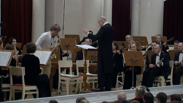 Bozza Aria Sergey Kolesov saxophone and Andreyev state orchestra смотреть онлайн