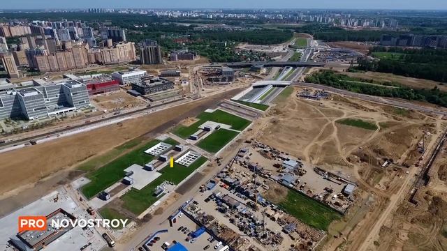 Метро "Столбово" [Ход строительства от 06.06.2019] смотреть онлайн
