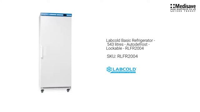 Labcold Basic Refrigerator 543 litres Autodefrost Lockable RLFR2004 RLFR2004 смотреть онлайн