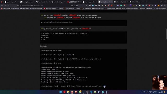OS231 - Week 01, Git Setup смотреть онлайн