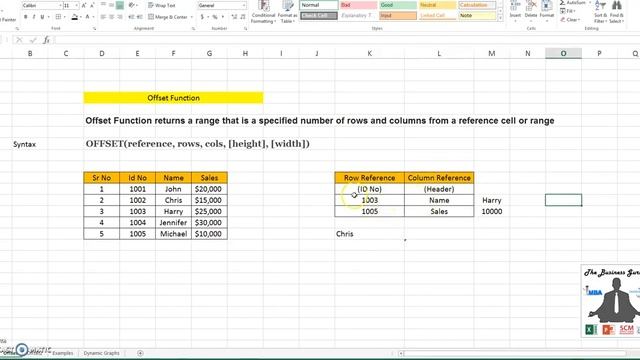 How to use offset function in Excel - Part 1 смотреть онлайн