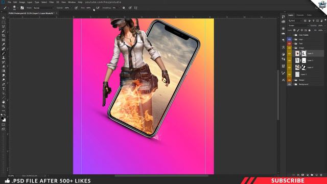 PUBG Tournament Poster Tutorial | Photoshop | Tamil Tutorial | PE95 смотреть онлайн
