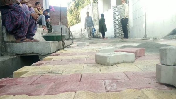 #घर को मिली नई गली । 😁😜🕺🕺💃💃