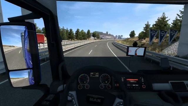 ETS2 1.40 - Iberia DLC - MAN TGX 18.480 E6 2015 by Gloover - Trip: Albacete - Zaragoza смотреть онлайн