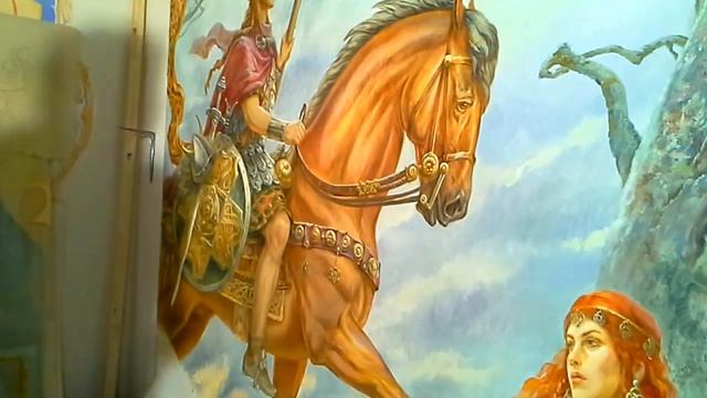 Художник Дмитрий Костылев . Студия живописи Интарт. смотреть онлайн