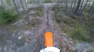 ПОКАТУШКИ В ЛЕСУ НА KTM SX250 2 Stroke ВОТ ЭТО ЖОГОВО