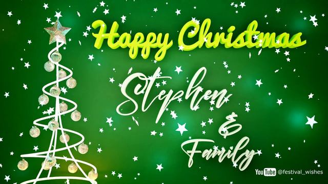 Stephen #Christmas #special #video #wish Happy Christmas song - Happy Christmas wishes to you смотреть онлайн