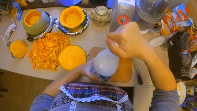 Каша из ТЫКВЫ в русской ПЕЧИ! смотреть онлайн