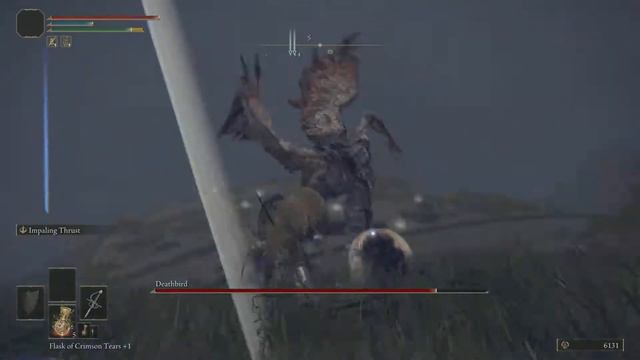 ELDEN RING FIRST PLAYTHROUGH - Part 23 Boss Deathbird Defeated Blue-Feathered Branch Sword смотреть онлайн