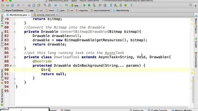 Android AsyncTask смотреть онлайн