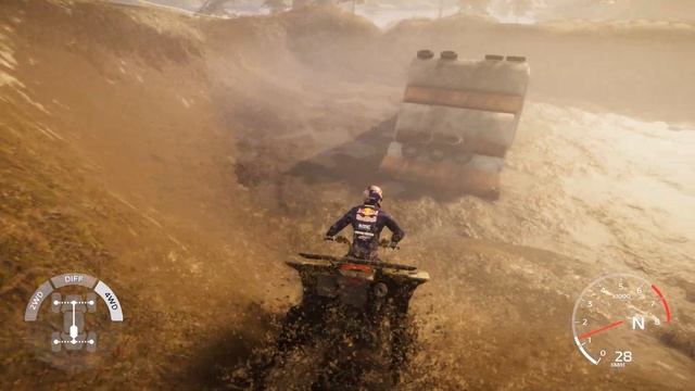 OVERPASS - SUZUKI KINGQUAD 750 AXI POWER STEERING SE+ - TEST - GAMEPLAY (PC) смотреть онлайн