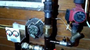 Самотёчная система отопления на электрокотле тэновом!