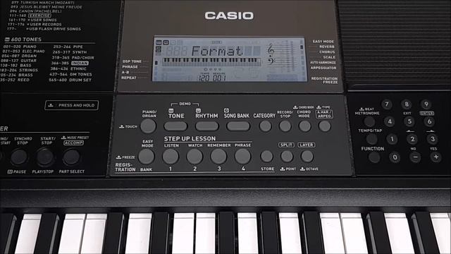 how to use pendrive in Casio CTX 870 IN смотреть онлайн