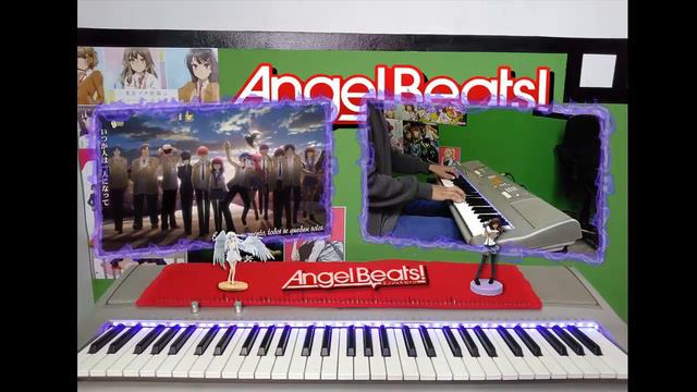 Angel Beats! ED- Brave Song [teclado/piano cover] смотреть онлайн