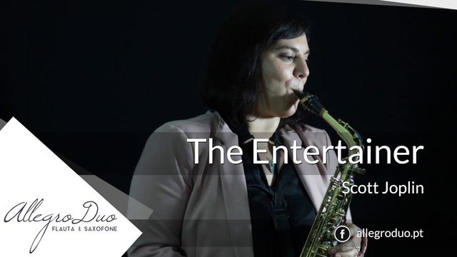 The Entertainer, Scott Joplin - Saxophone and Flute Duet смотреть онлайн