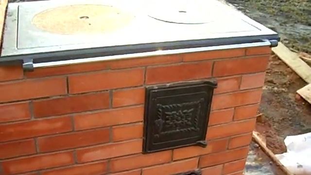 Барбекю с плитой под казан и хлебопечкой смотреть онлайн