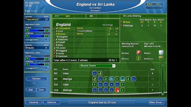 Marcus Trescothick's Cricket Coach PC 2006 Gameplay смотреть онлайн